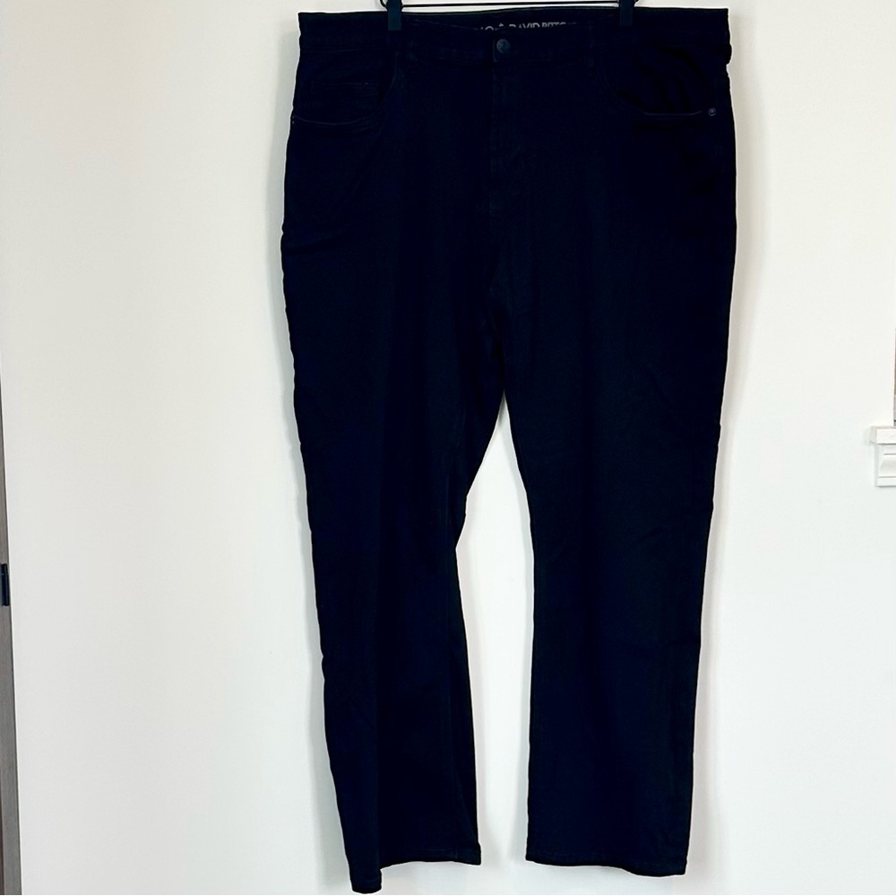 Buffalo David Bitton Men's Black Six-x Straight Stretch Jeans - Size: W42 / L32